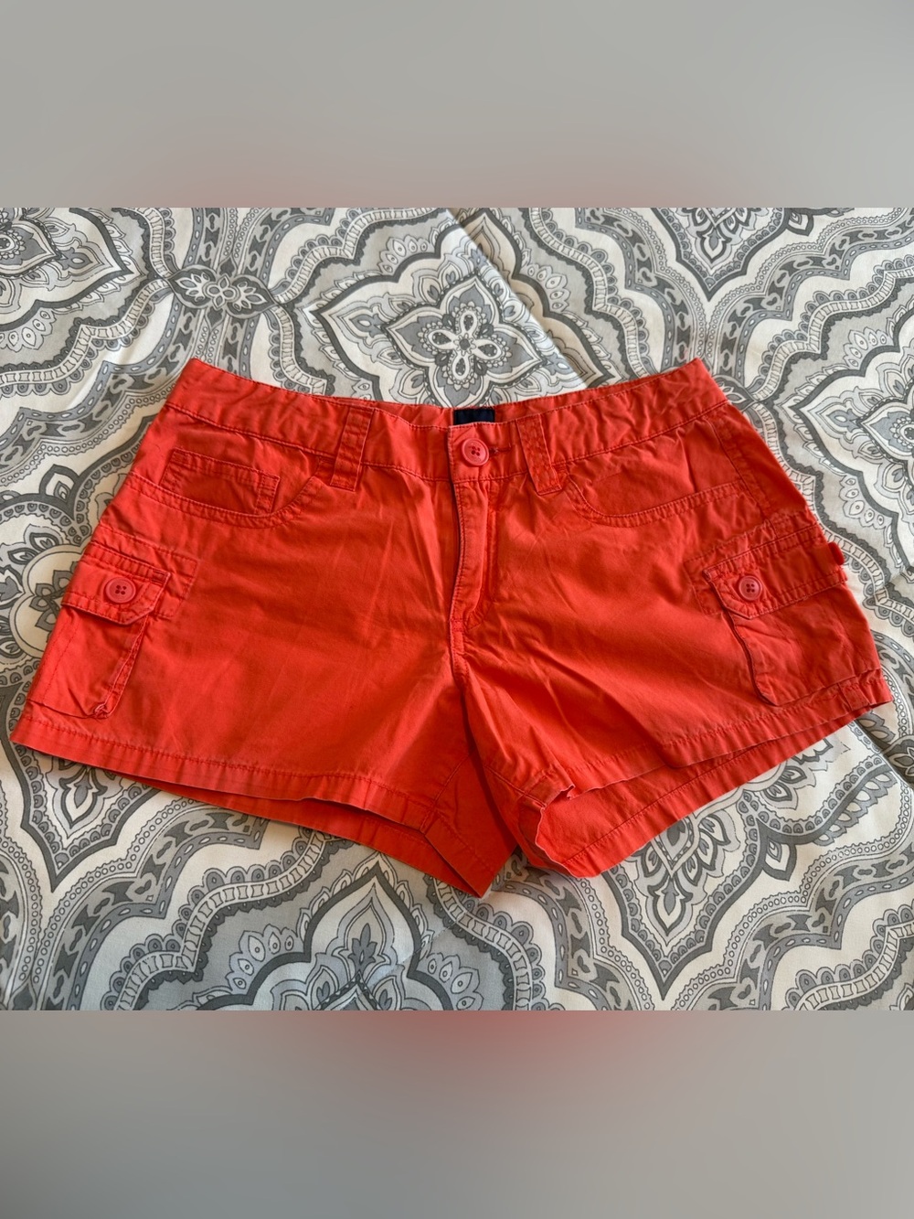 GAP Bright Orange Women's Cargo Shorts